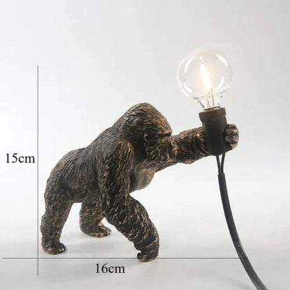 Gorilla Glow - Gorilla-dieren tafellamp
