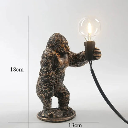 Gorilla Glow - Gorilla-dieren tafellamp