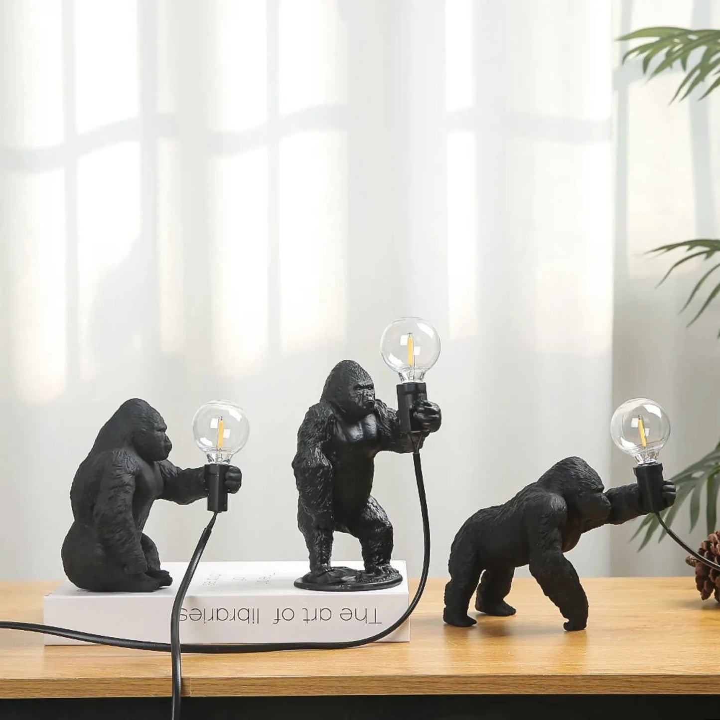 Gorilla Glow - Gorilla-dieren tafellamp