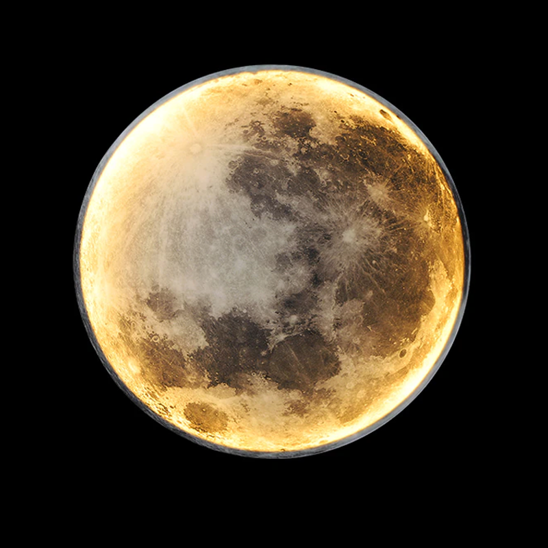 LunarGlow | Elegante LED maanlicht wandlamp