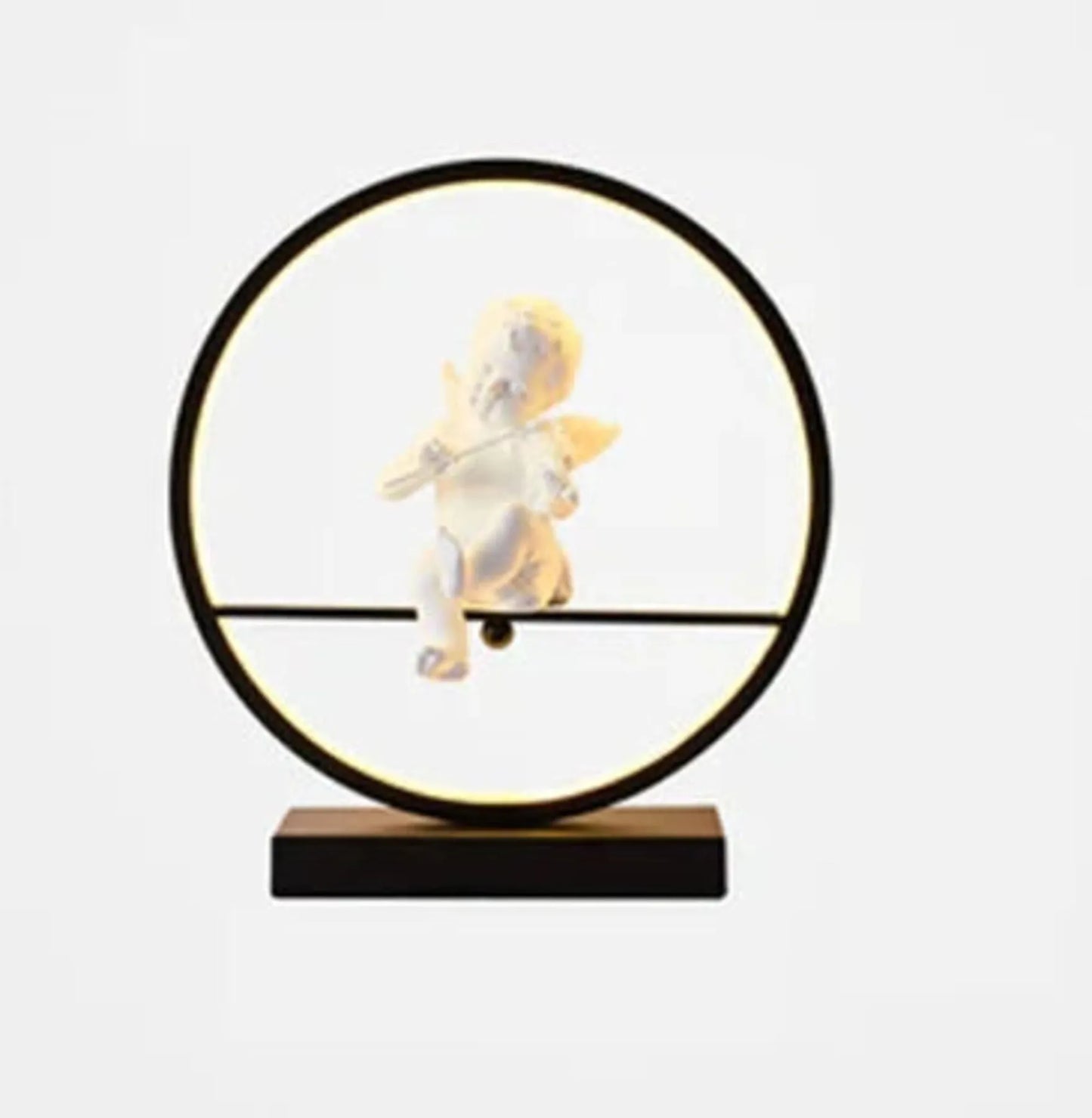 GuardianGlow – LED Angel Doll Tafellamp | Rustgevende Sfeerverlichting met Warm Wit Licht voor Slaapkamer, Woonkamer & Cadeau