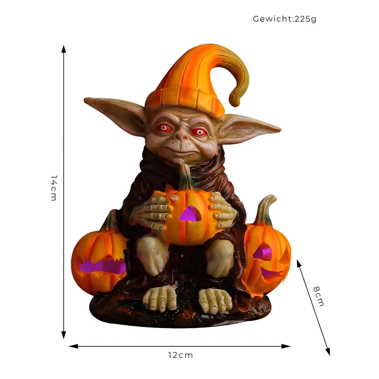 Halloween Elf Hars Ornament - Decoratief beeldje