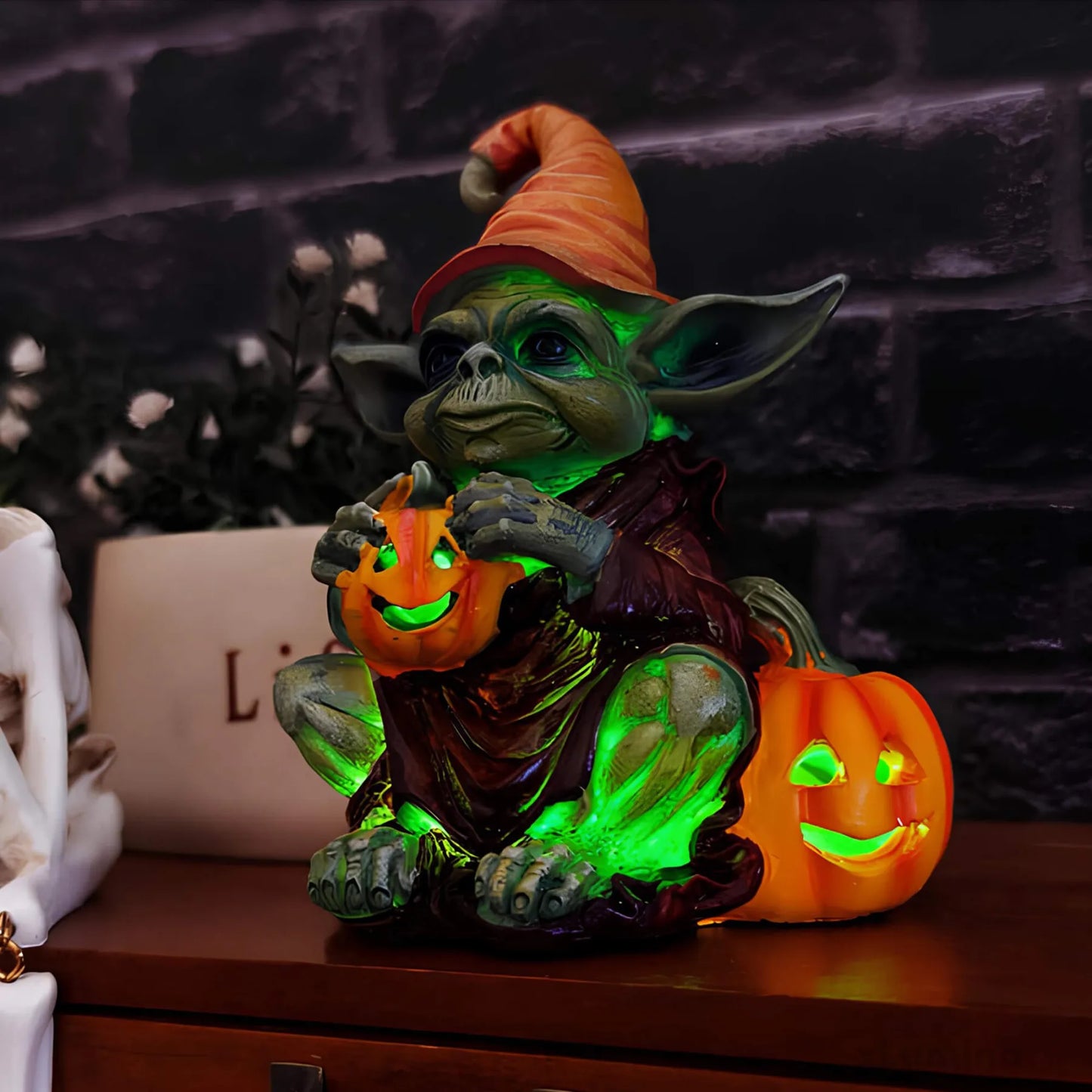 Halloween Elf Hars Ornament - Decoratief beeldje
