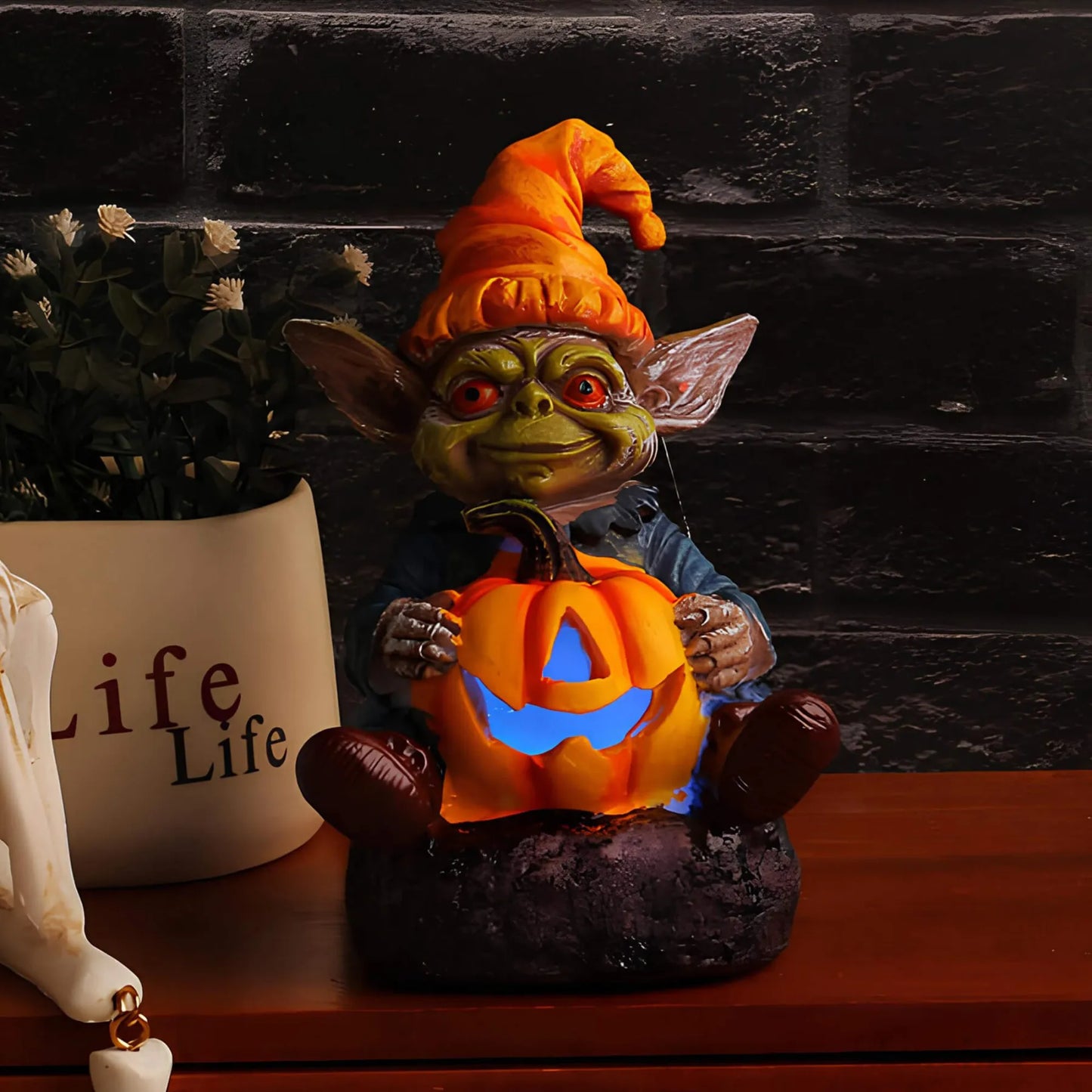 Halloween Elf Hars Ornament - Decoratief beeldje