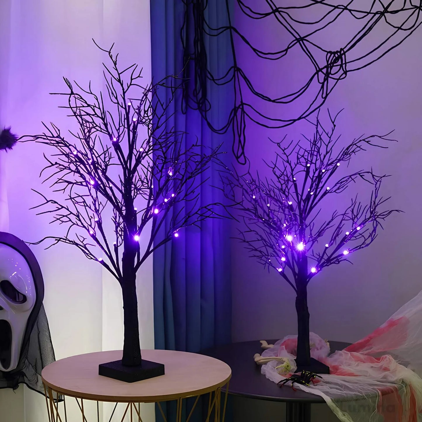 Halloween LED pompoenboomverlichting - tafellamp