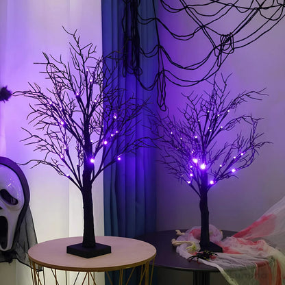 Halloween LED pompoenboomverlichting - tafellamp