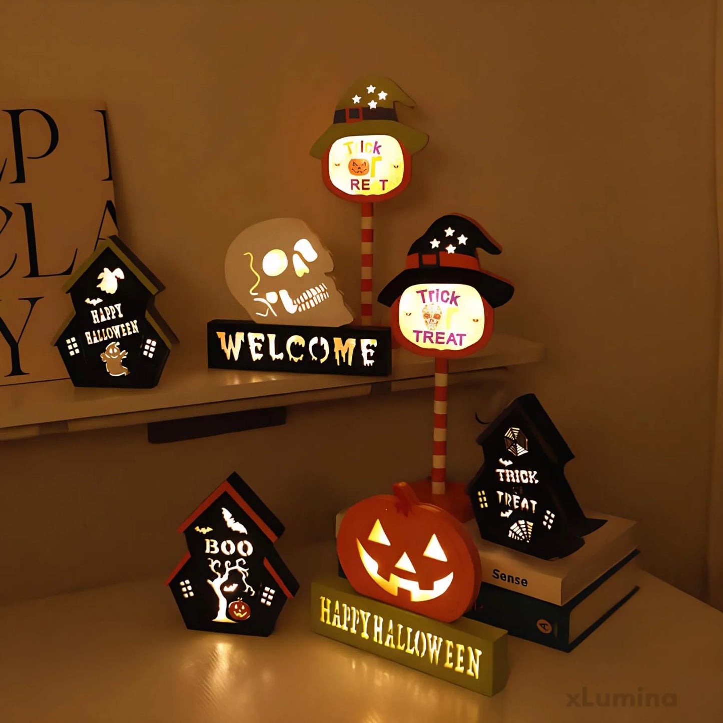 Halloween LED licht - Tekenfilm decoratief licht