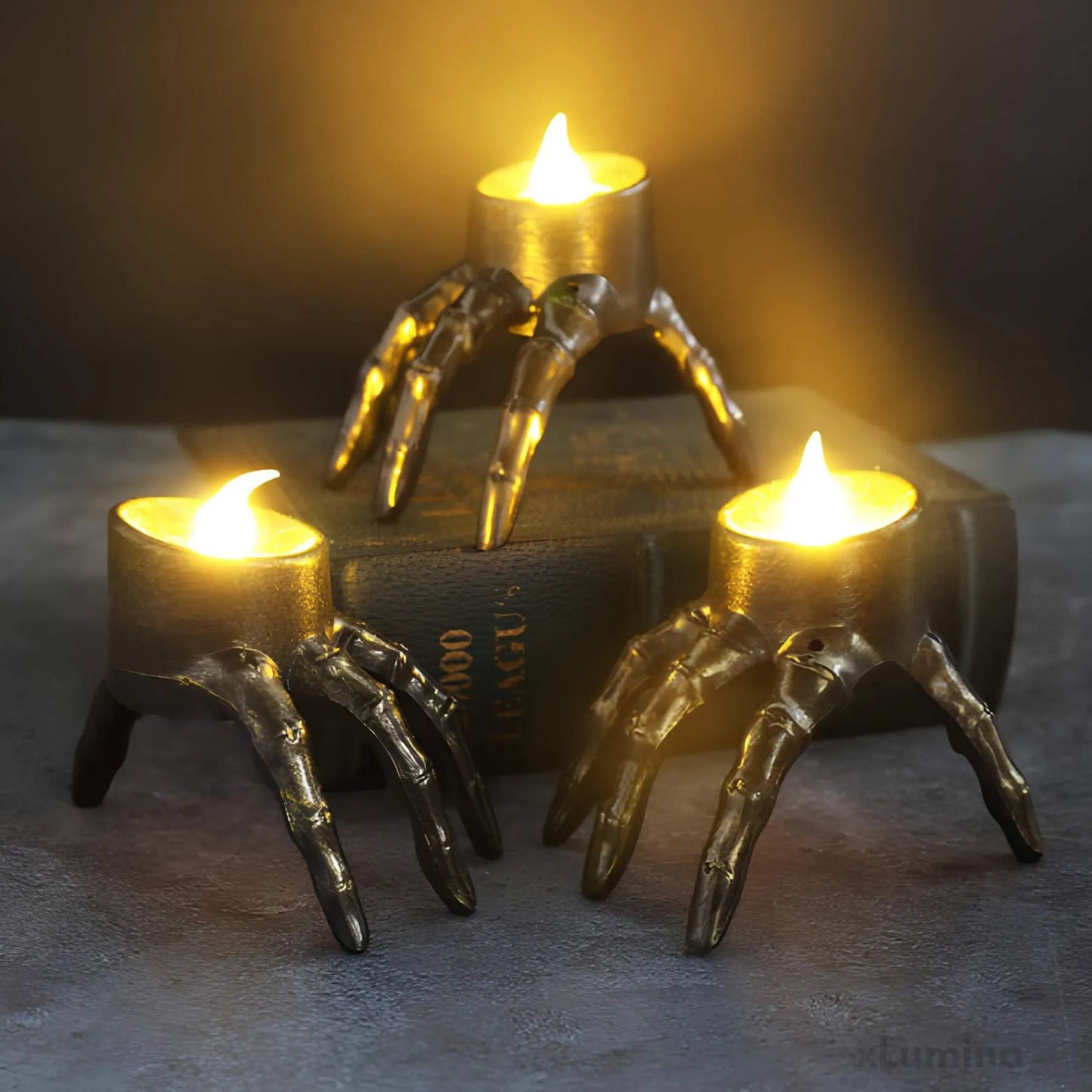 Halloween Skelet Hand LED Lamp - Grappige Tafellamp