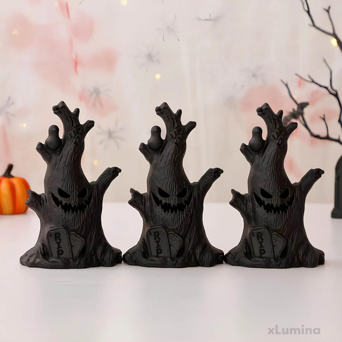 Halloween spookboom LED decoratie