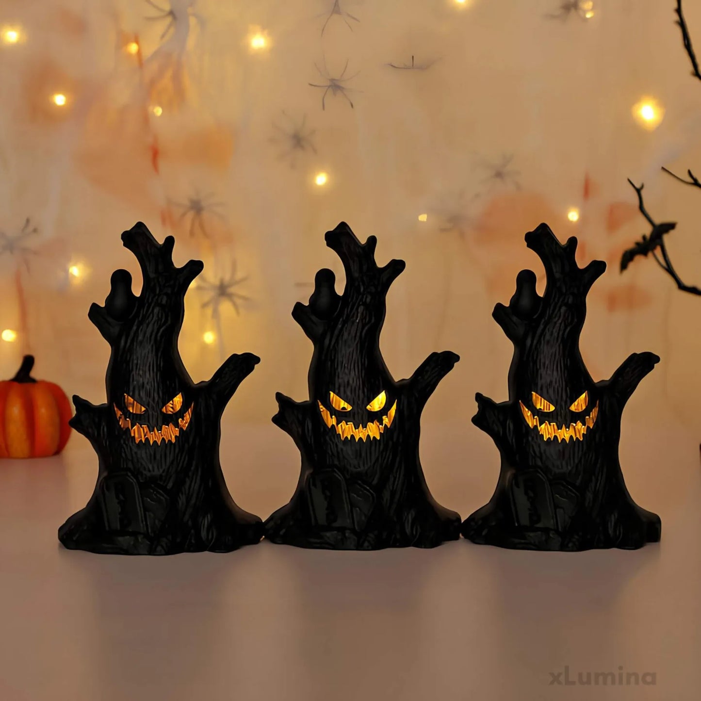 Halloween spookboom LED decoratie