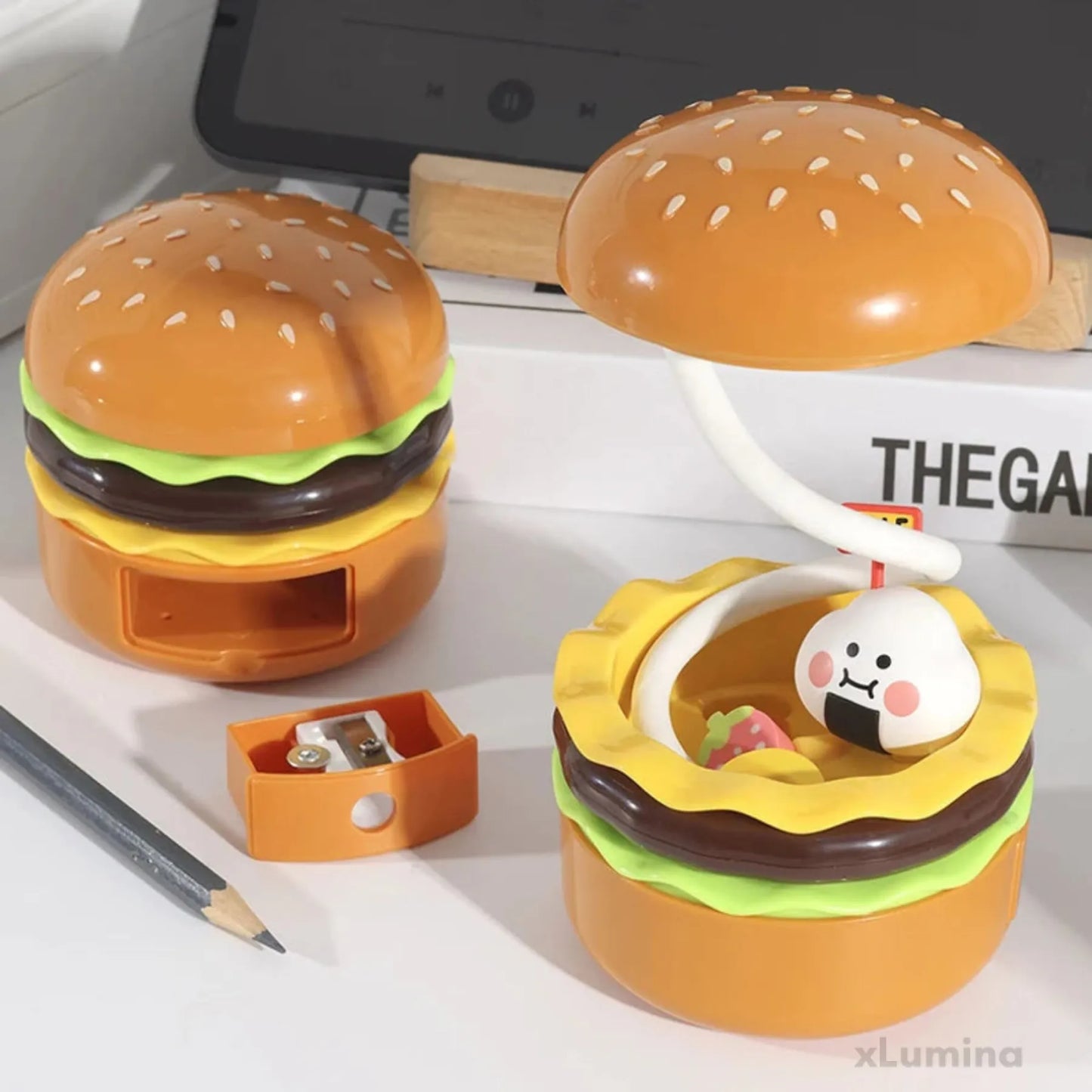 HamburgGlow - Nachtlampje & puntenslijper tafellampje