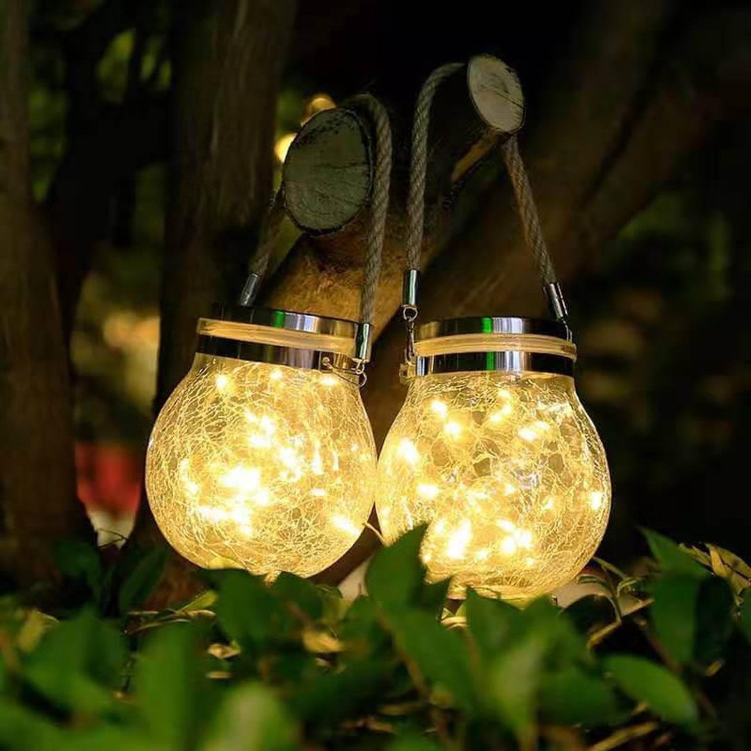 SonnenFunke | Duurzame glazen lamp op zonne-energie
