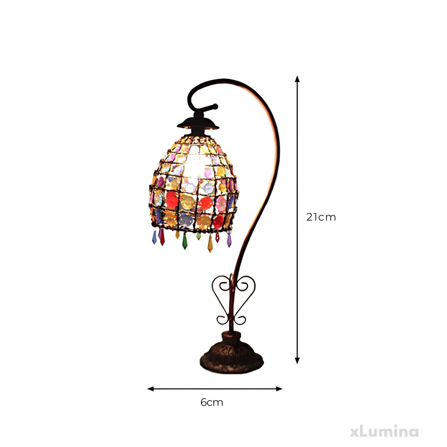 Illuminate - Flexibele slaapkamerlamp met zwanenhals
