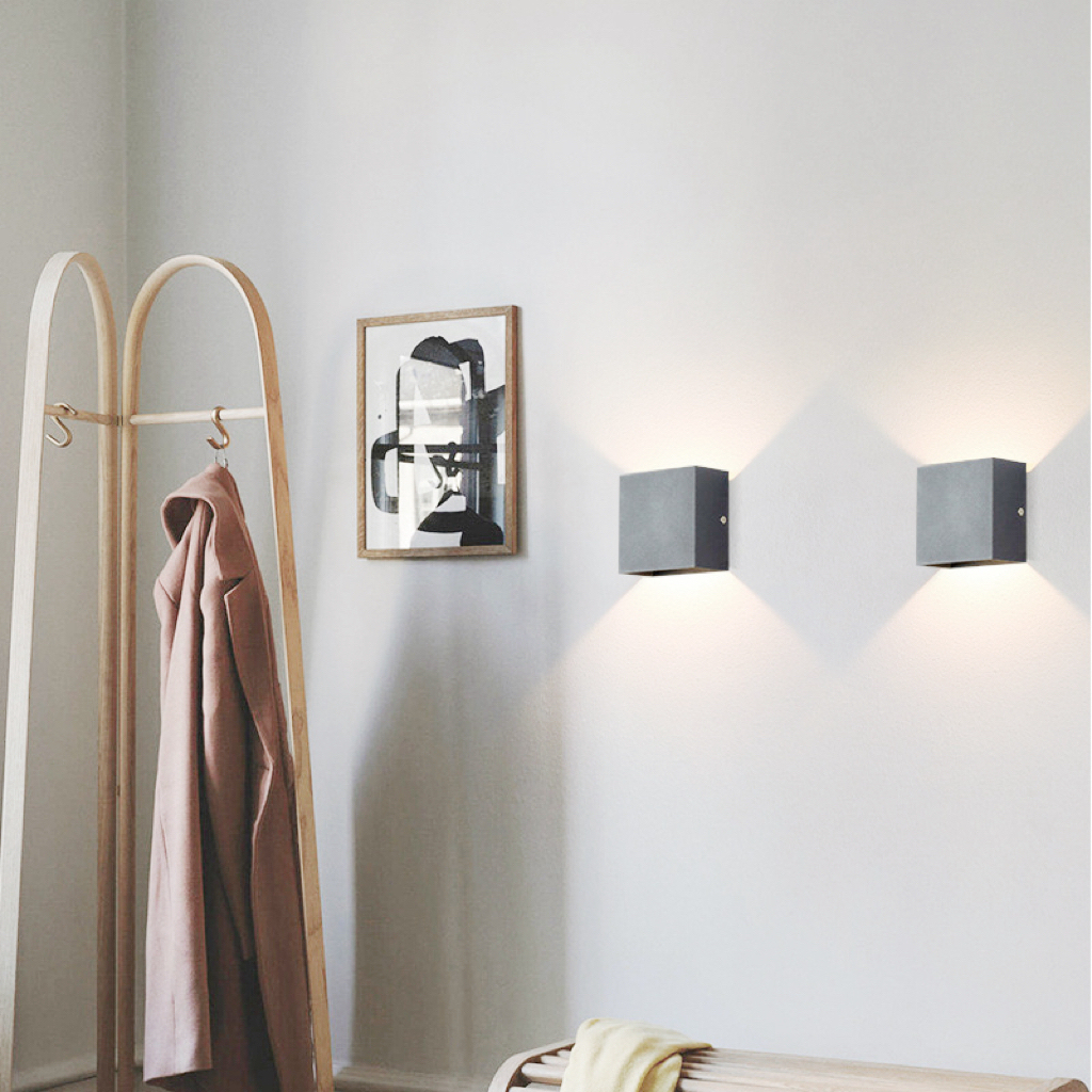 Moderne Aluminium Waterdichte LED Wandlamp Buiten Binnen Gebruik
