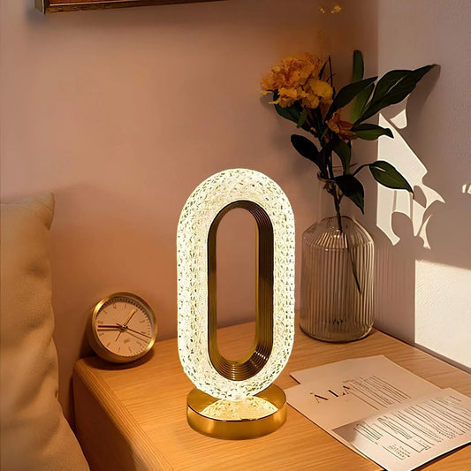 Kristallen lamp - LED tafellamp
