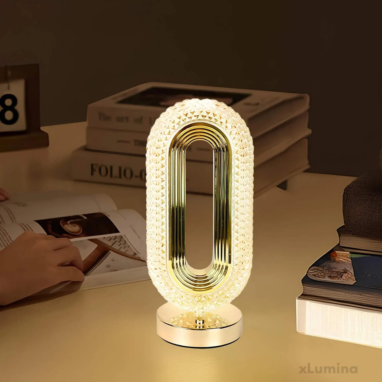 Kristallen lamp - LED tafellamp