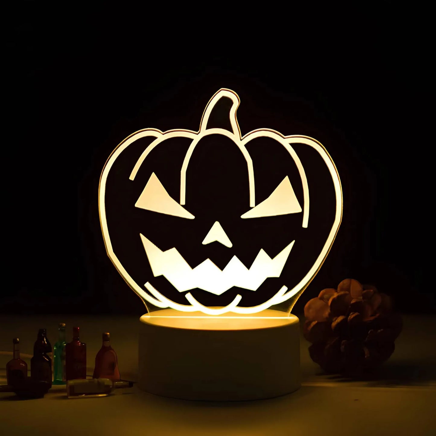 Feeërieke pompoenverlichting - Halloween-decoratie