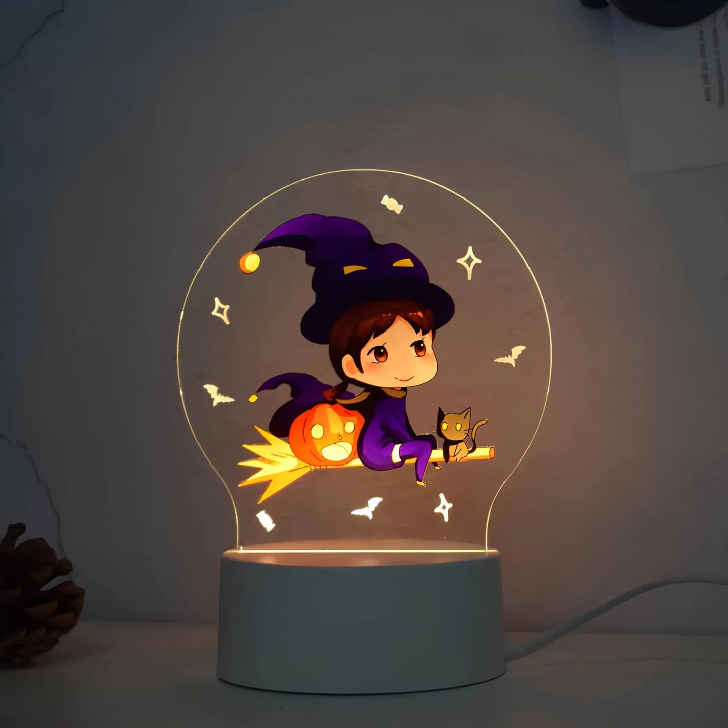 Feeërieke pompoenverlichting - Halloween-decoratie