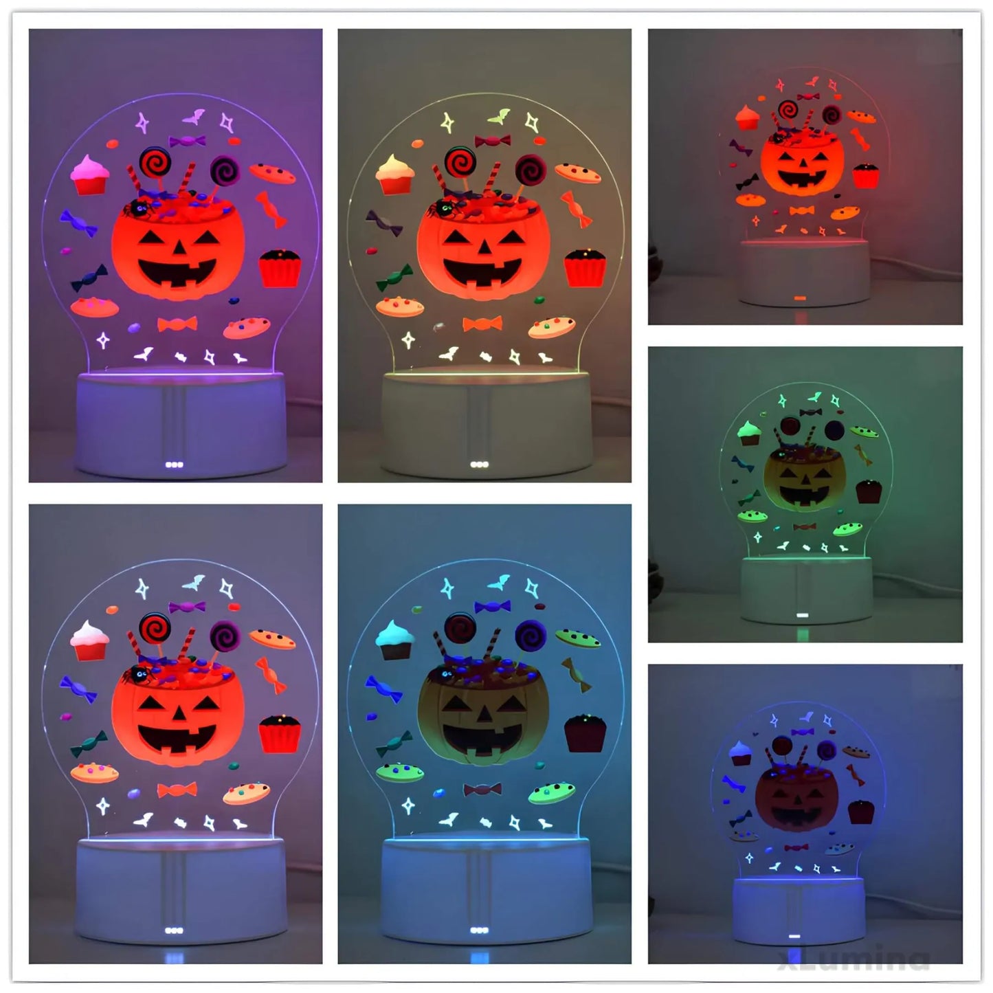 Feeërieke pompoenverlichting - Halloween-decoratie