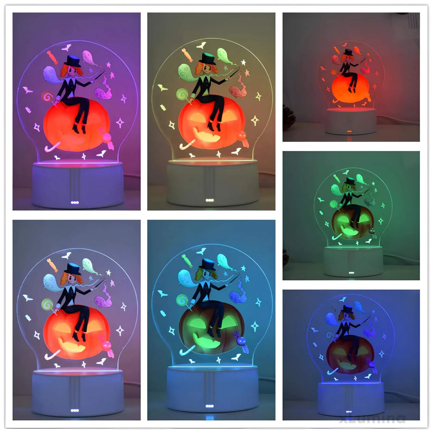 Feeërieke pompoenverlichting - Halloween-decoratie
