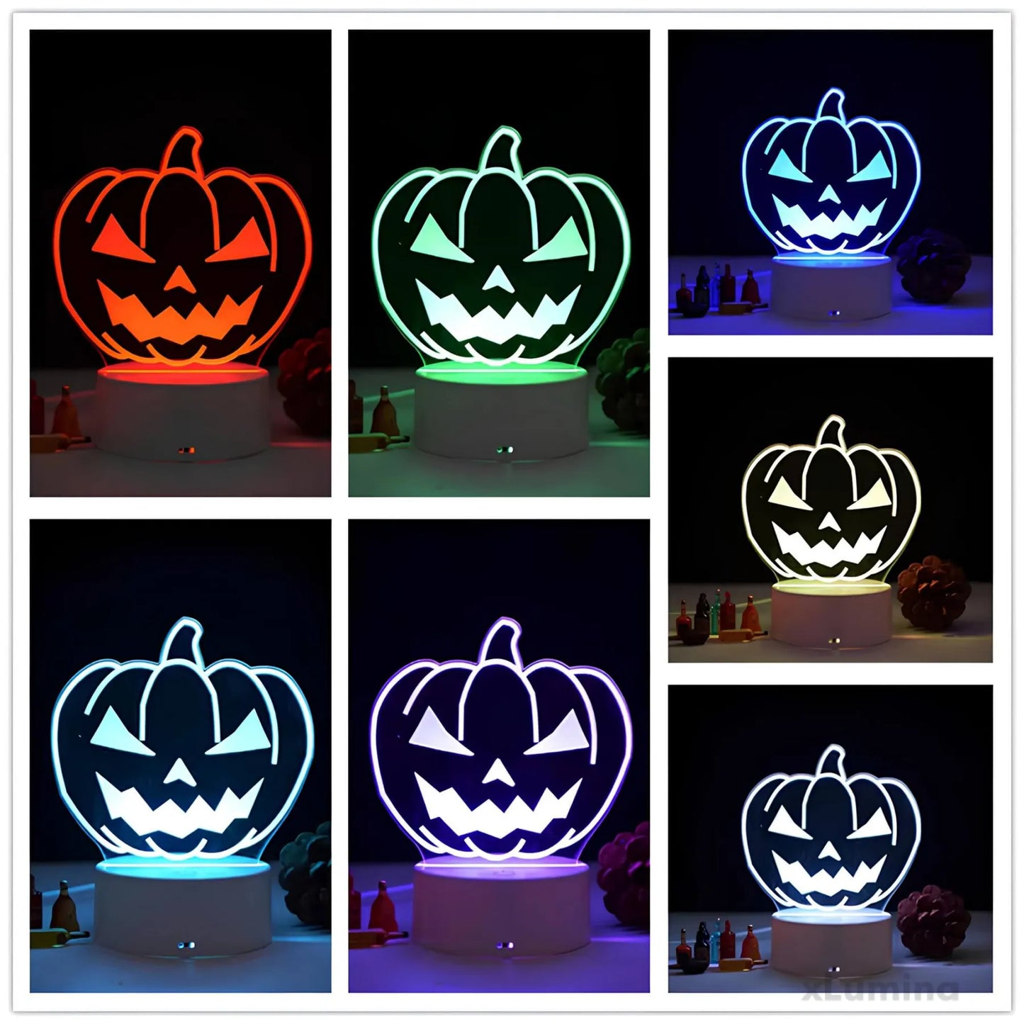 Feeërieke pompoenverlichting - Halloween-decoratie