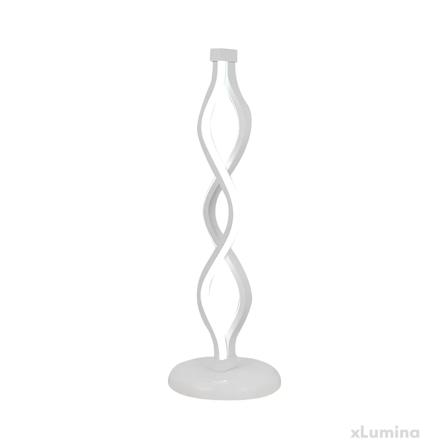 LichtElegance - LED witte spiraal tafellamp