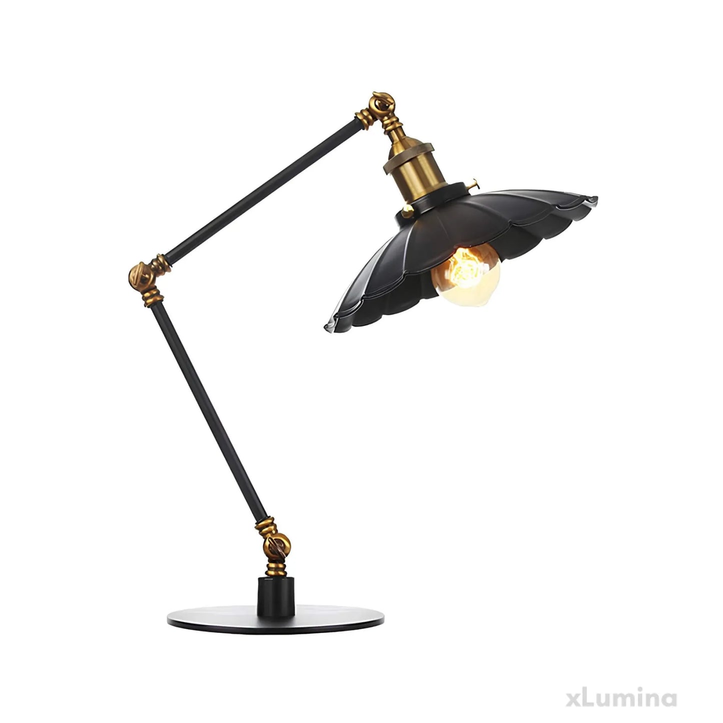 Lichtstil Vintage Lamp - Verstelbare metalen tafellamp