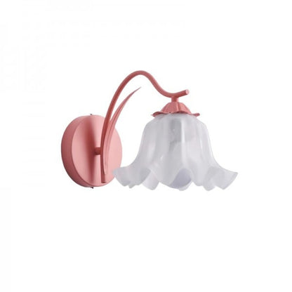 Franse retro tuin bloem wandlamp