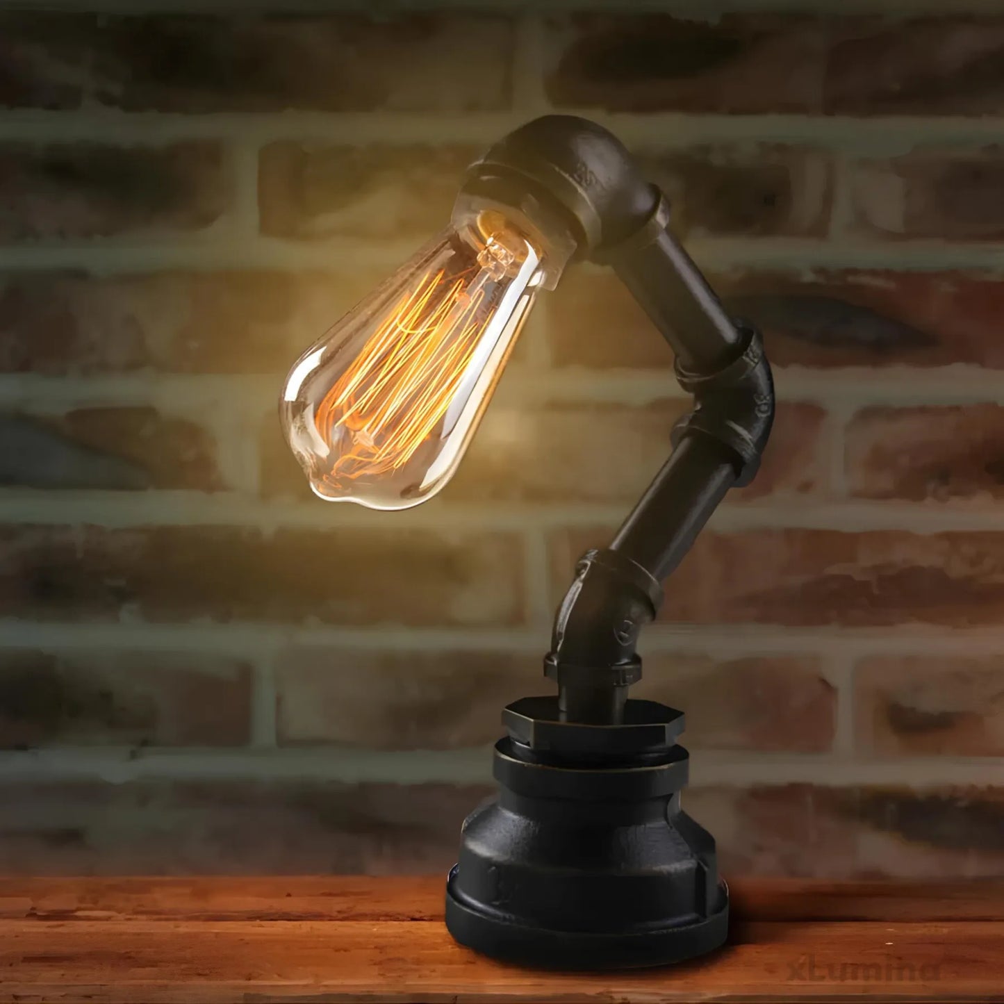 LiquidLuxe - Creatief ijzer, waterwerk verlichting tafellamp