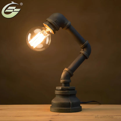 LiquidLuxe - Creatief ijzer, waterwerk verlichting tafellamp