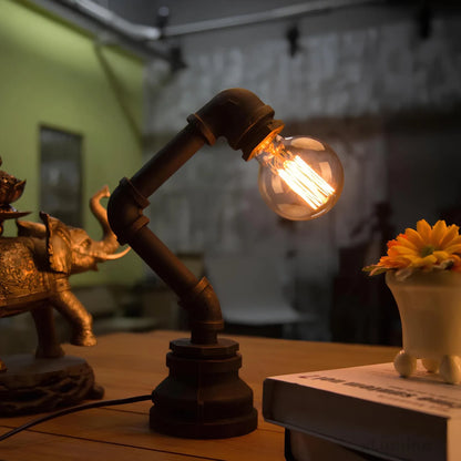 LiquidLuxe - Creatief ijzer, waterwerk verlichting tafellamp