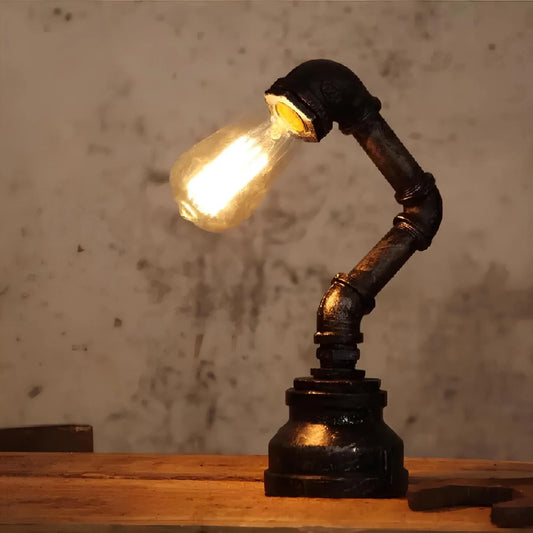 LiquidLuxe - Creatief ijzer, waterwerk verlichting tafellamp