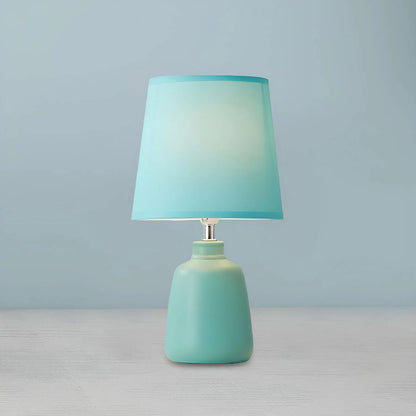 LisaLight - Keramische tafellamp met stoffen kap