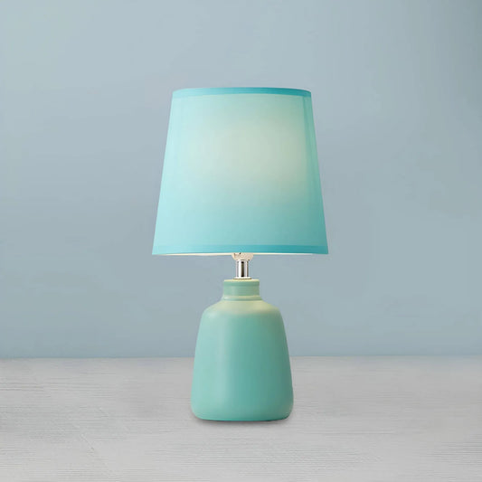 LisaLight - Keramische tafellamp met stoffen kap