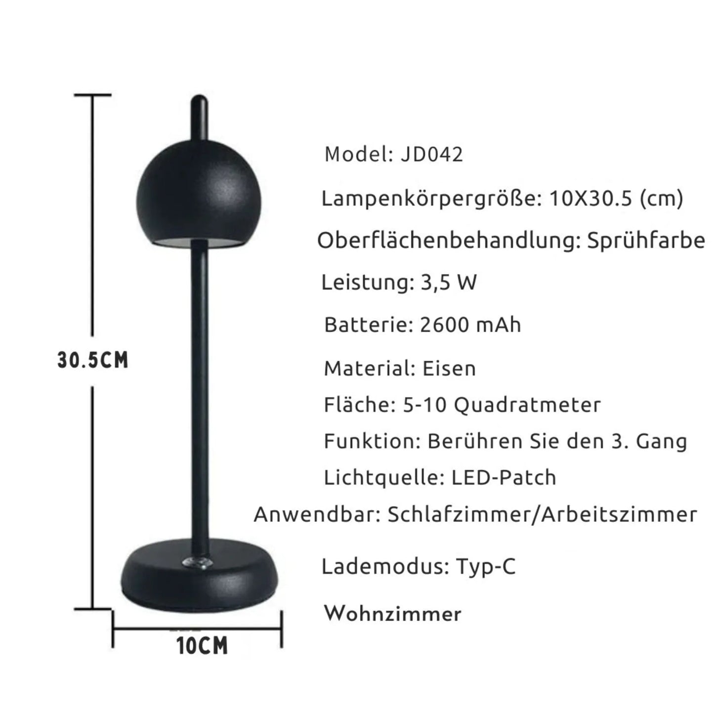 LumiFlex - Oplaadbare LED tafellamp