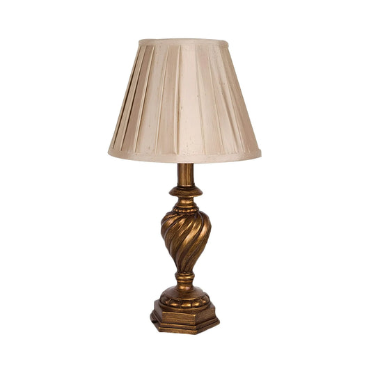 Luminadesign - Geplooid bedlampje met hars basis