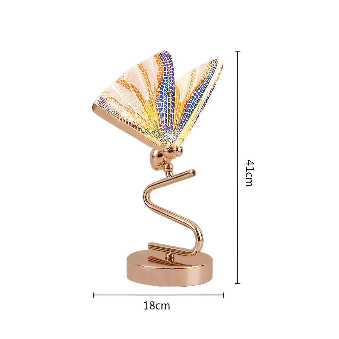 LuminousWings - Luxe vlinder tafellamp
