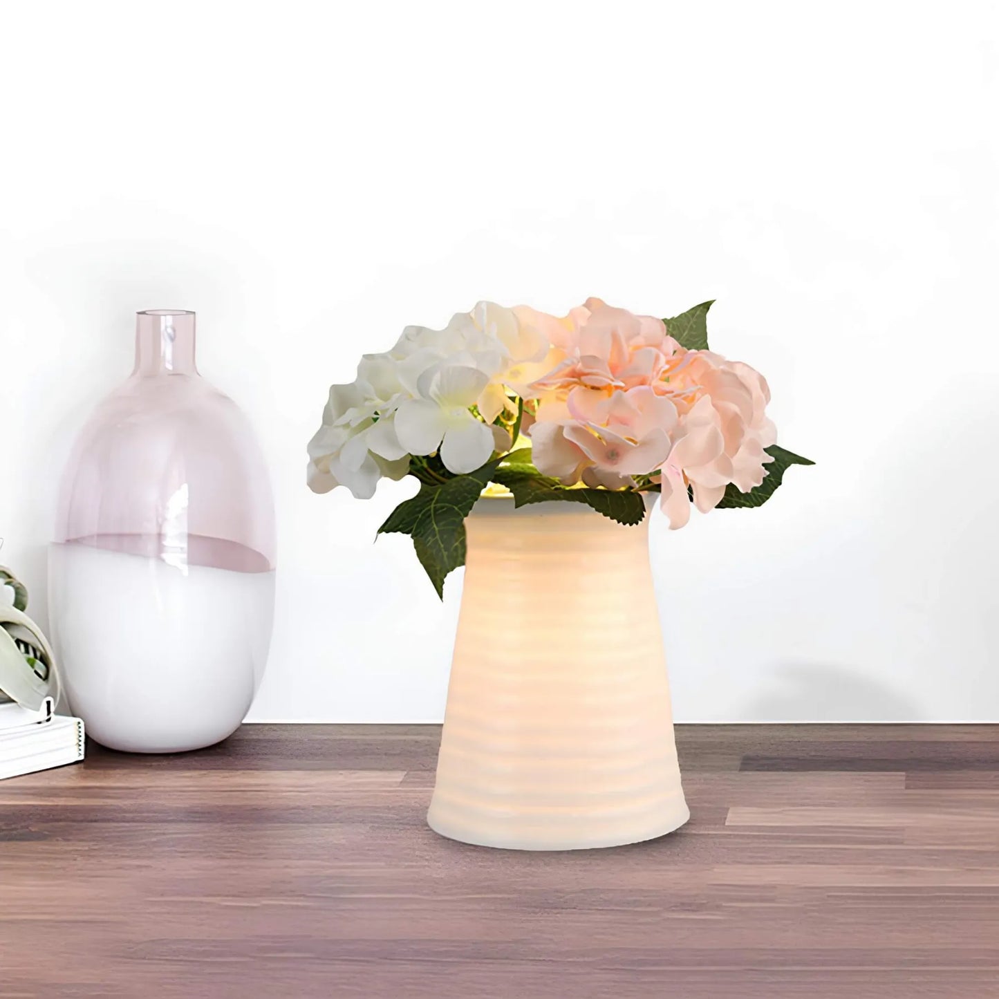 Nachtlamp Luna - Elegante glazen tafellamp