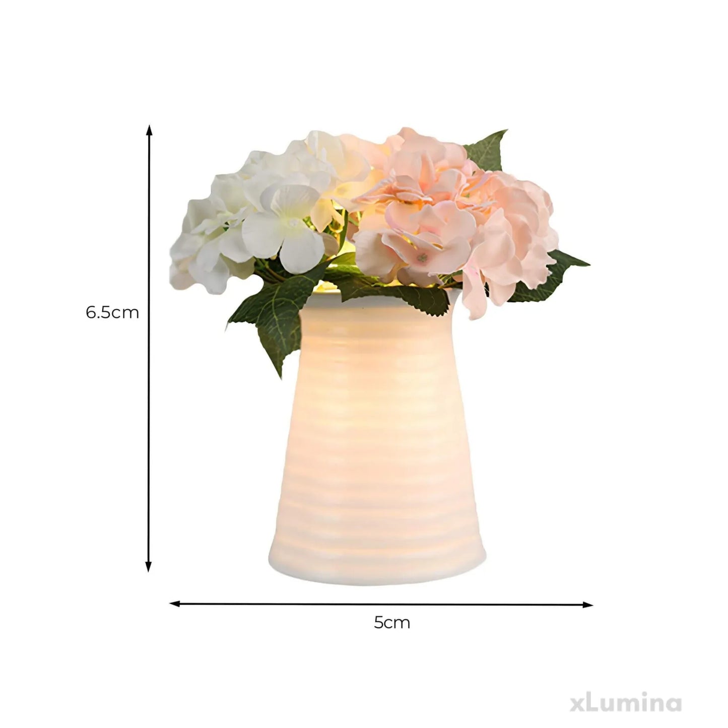 Nachtlamp Luna - Elegante glazen tafellamp