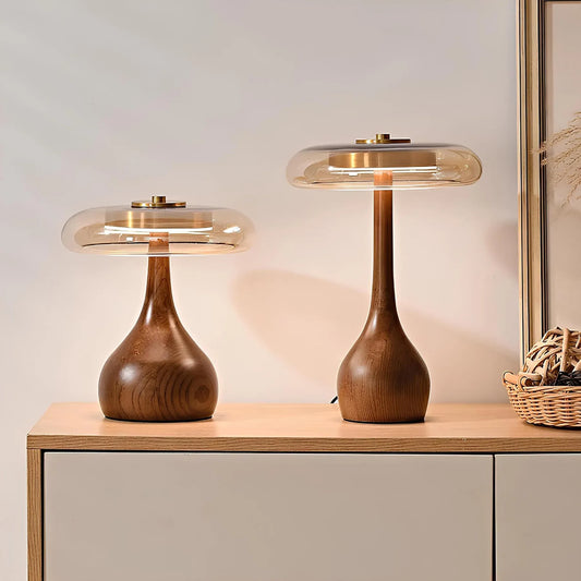 LuxeKupfer - Paddenstoel bureaulamp