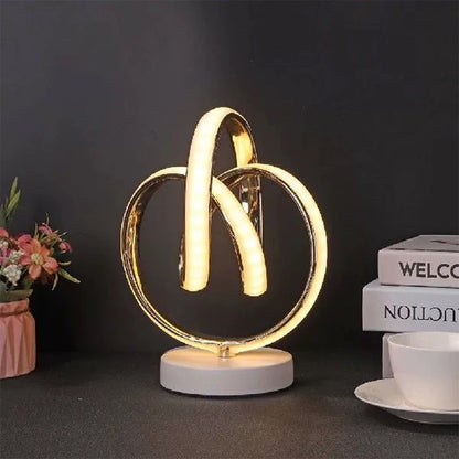 CurvaLuce | Elegante gebogen LED tafellamp voor stijlbewuste woonruimtes