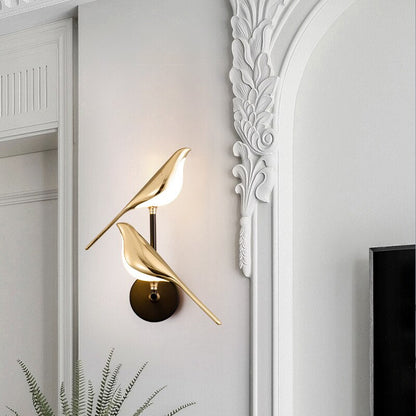 FeatherGlow | Elegante vogelvormige wandlamp