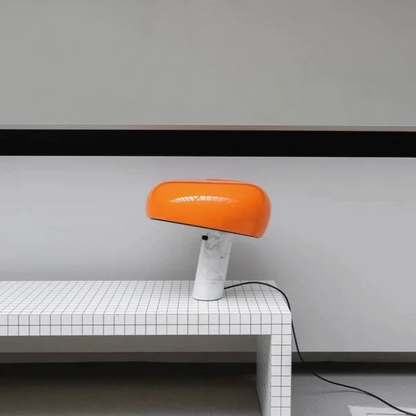 SnoopyLamp | Elegante tafellamp van metaal, glas en marmer
