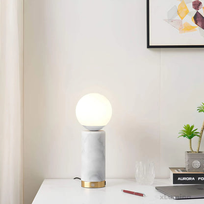 Marble Glow - Tafellamp met marmeren voet