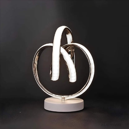 Minimalistische LED tafellamp - gebogen ontwerp