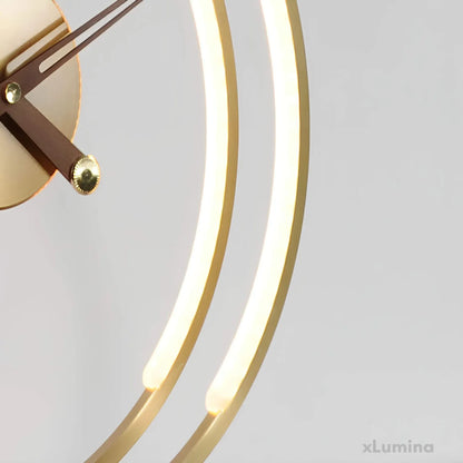 Minimalistische LED tafelkloklamp met draadloze oplaadfunctie