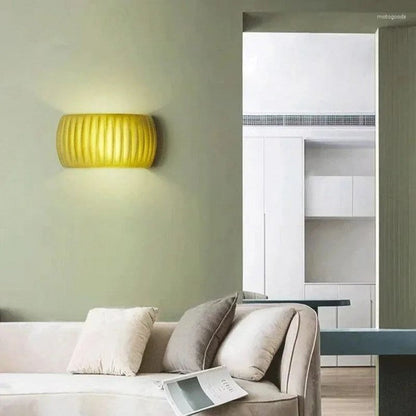 MacaronGlow | Elegante geribbelde wandlamp