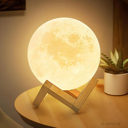 MoonLuxe - Maanbal tafellamp van kunststof