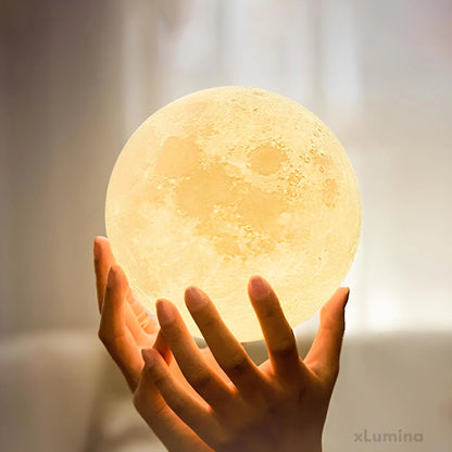 MoonLuxe - Maanbal tafellamp van kunststof