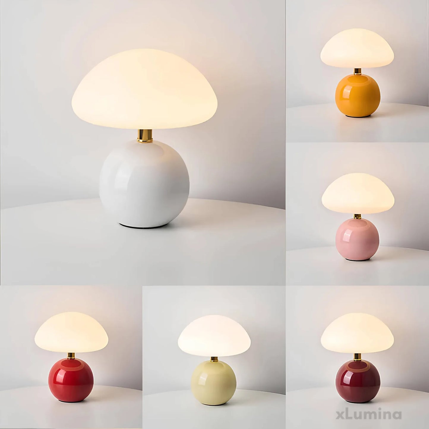 Paddestoel Chic - Tafellamp
